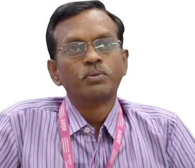Portrait of K. Sri Suresh Babu, DGM at Adani Airport Holdings, Ahmedabad